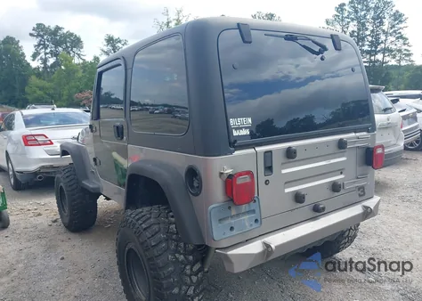 2002 Jeep Wrangler Sport from USA, damaged, VIN 1J4FA49S52P717811